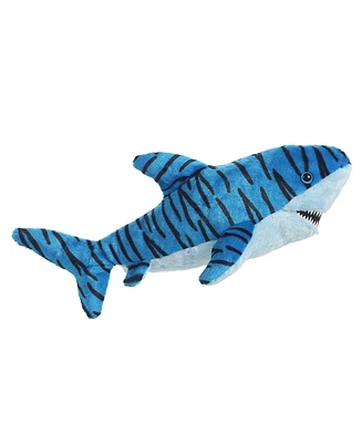 Aurora Large Tiger Shark Destination Nation Adventurous Plush Toy Blue 16"