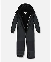 Deux par Big Boys One Piece Technical Snowsuit Black