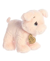 Aurora Small Bacon Piggy Precious Moments Inspirational Plush Toy Pink 9"