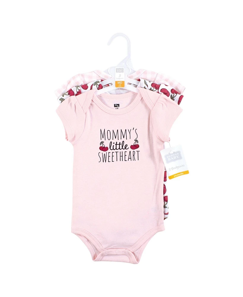 Hudson Baby Baby Girls Cotton Bodysuits