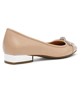 Anne Klein Women's Cassidy Rhinestone Bow Ballet Flats