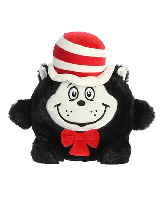 Aurora Small Cat In The Hat Ball Dr. Seuss Whimsical Plush Toy Black 8"