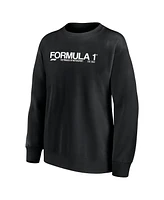 Formula 1 Women's Black Merchandise End Credits Fleece Pullover Sweatshirt