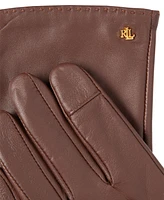 Lauren Ralph Pick Stitch Leather Gloves