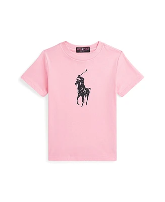 Polo Ralph Lauren Toddler and Little Boys Pink Pony Cotton Jersey Tee