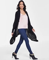 I.n.c. International Concepts Women's Waterfall Cardigan, Created for Macy's