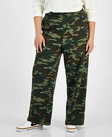 Grayson Threads, The Label Trendy Plus Size Camo-Print Cargo Pants