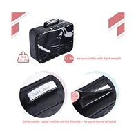 Byootique 420D Clear Nylon Makeup Travel Toiletry Bag Portable Cosmetic Storage Organizer L