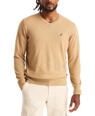 Nautica Men's Navtech Performance Classic-Fit Soft V-Neck Sweater