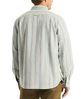 Nautica Men's Relaxed-Fit Stripe Button-Down Oxford Shirt