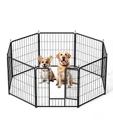 Streamdale Furniture Portable Dog Playpen Safe, Spacious, Easy Setup for Indoor and Outdoor Fun