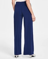 I.n.c. International Concepts Pull-On Flare-Leg Pants, Regular & Petite Sizes, Created for Macy's