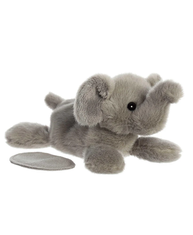 Aurora Small Ella Elephant Shoulderkins Adorable Plush Toy Gray 6"