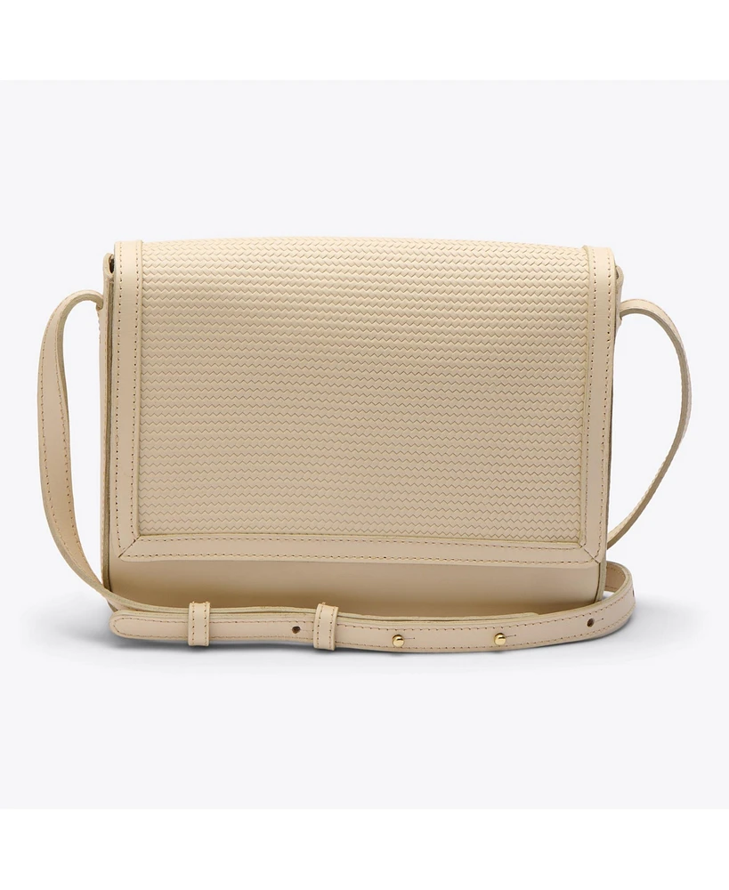 Nisolo Clara Crossbody Woven Bone