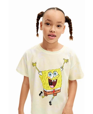 Desigual Girls Girls's Tie-dye SpongeBob T-shirt