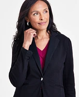 I.n.c. International Concepts Women's Denim Blazer, Created for Macy's