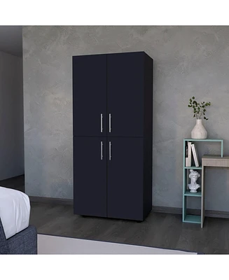 Fm Furniture Hazel Armoire in melamine with 2 doors