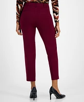 Bar Iii Women's Mid-Rise Straight-Leg Pants, Created for Macy's