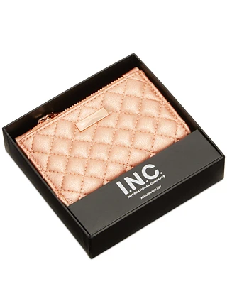 I.n.c. International Concepts Boxed Ashlinn Metallic Quilt Wallet, Created for Macy's