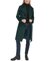 Cole Haan Women's Shawl Collar Wool-Blend Coat