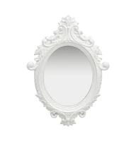 vidaXL Wall Mirror Castle Style 22"x29.9" White