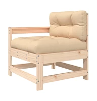 vidaXL Patio Chair with Cushions Solid Wood Pine