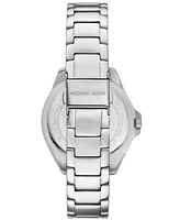 Michael Kors Women's Kacie Three-Hand Stainless Steel Watch 39mm - Silver