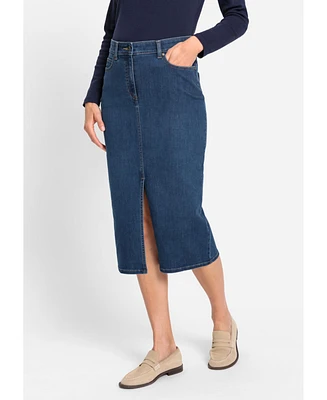 Olsen Women's Power Stretch Denim Skirt