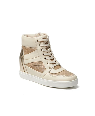 BCBGeneration Women's Jansy High-Top Wedge Sneakers