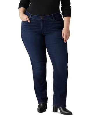 Levi's Plus Classic Mid-Rise Straight-Leg Jeans