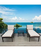 Outdoor Patio Lounge Chairs Rattan Wicker Patio Chaise Lounges Chair Patio Lounger Furniture