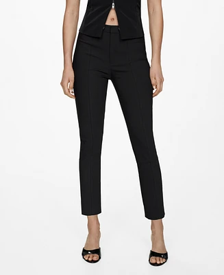 Mango Women's Crop Skinny Pants