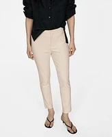 Mango Women's Crop Skinny Pants