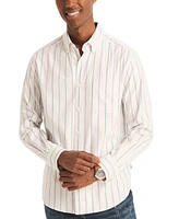 Nautica Men's Classic-Fit Stripe Button-Down Oxford Shirt