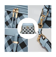 Mkf Collection Suki Checkered Cross body Bag by Mia K.