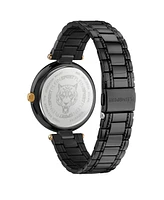 Plein Sport Women's Opium 2 Hand Quartz Ip Black Bracelet 38mm