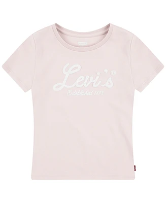 Levi's Big Girls Script Logo Graphic T-Shirt