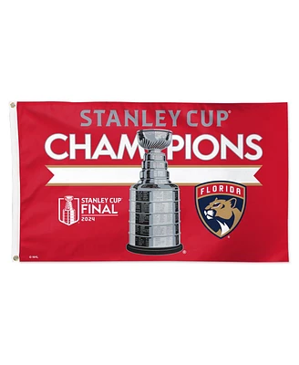 Wincraft Florida Panthers 2024 Stanley Cup Champions Locker Room 3' x 5' On-Ice Single-Sided Deluxe Flag