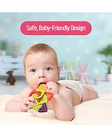 Sperric Baby Baby Teething Toys for Newborns 0-6 Months | Textured Silicone Teethers 6-12 Months | Bpa Free | Sensory Exploration | Fruit Shaped with