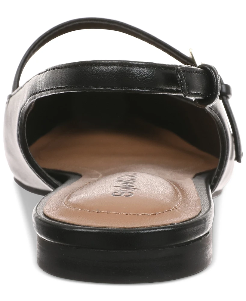 Style & Co Women's Torraa Pointed-Toe Slingback Flats, Created For Macy's