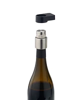 Rabbit Wine Bottle Stopper And Stand, Stainless Steel
