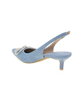 BCBGeneration Women's Donna Pointy Toe Bow Dress Pumps