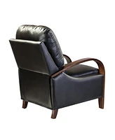 Hulala Home Alex Genuine Leather Manual Recliner