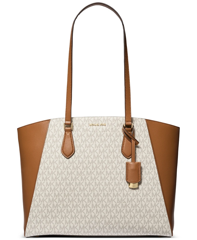 Michael Kors Taryn Logo Large Top Zip Tote