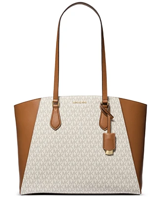 Michael Kors Taryn Logo Large Top Zip Tote