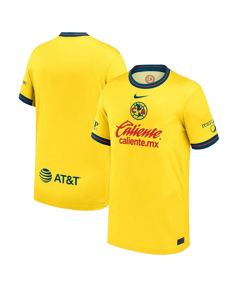 Nike Big Boys and Girls Yellow Club America 2024/25 Home Replica Jersey