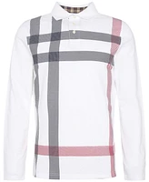 Barbour Men's Blaine Tailored-Fit Tartan Long-Sleeve Polo Shirt