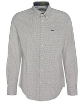 Barbour Men's Turner Tailored-Fit Micro-Houndstooth Button-Down Shirt