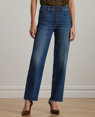 Lauren Ralph Women's Relaxed-Fit Ankle Jeans