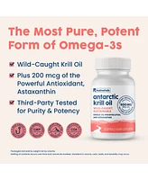 NativePath : Antarctic Krill Oil - Wild-Caught Krill Omega-3 Fatty Acids with Epa and Dha - 30-Day Supply